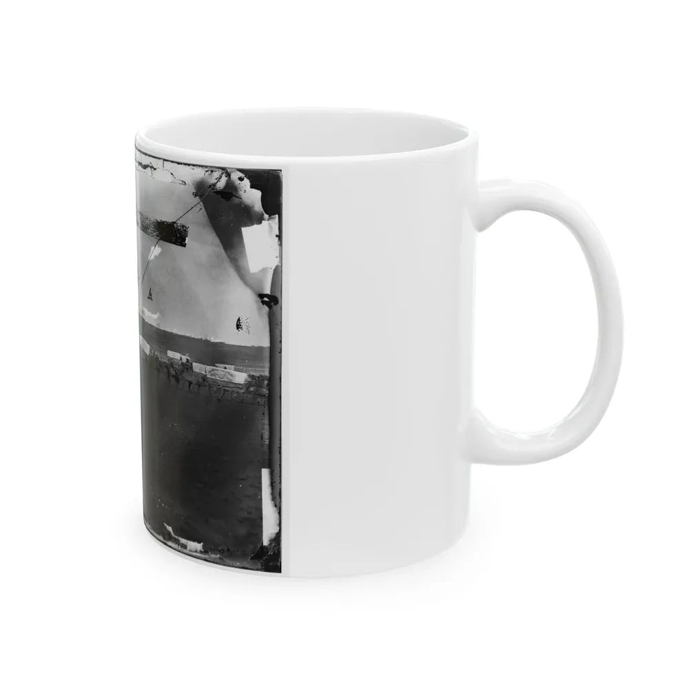 Brandy Station, Virginia (Vicinity). Ammunition Train Of 3d Division, Cavalry Corps (U.S. Civil War) White Coffee Mug-Go Mug Yourself