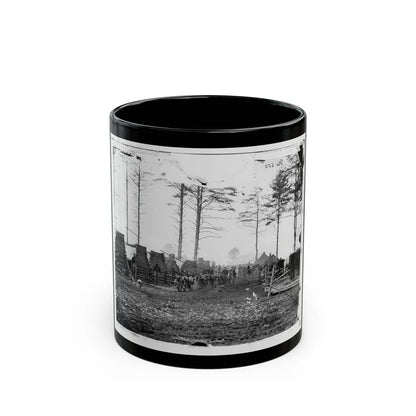 Brandy Station, Virginia (Vicinity). Camp Of The 18th Pennsylvania Cavalry (U.S. Civil War) Black Coffee Mug-11oz-Go Mug Yourself