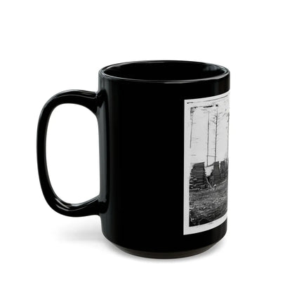 Brandy Station, Virginia (Vicinity). Camp Of The 18th Pennsylvania Cavalry (U.S. Civil War) Black Coffee Mug-Go Mug Yourself