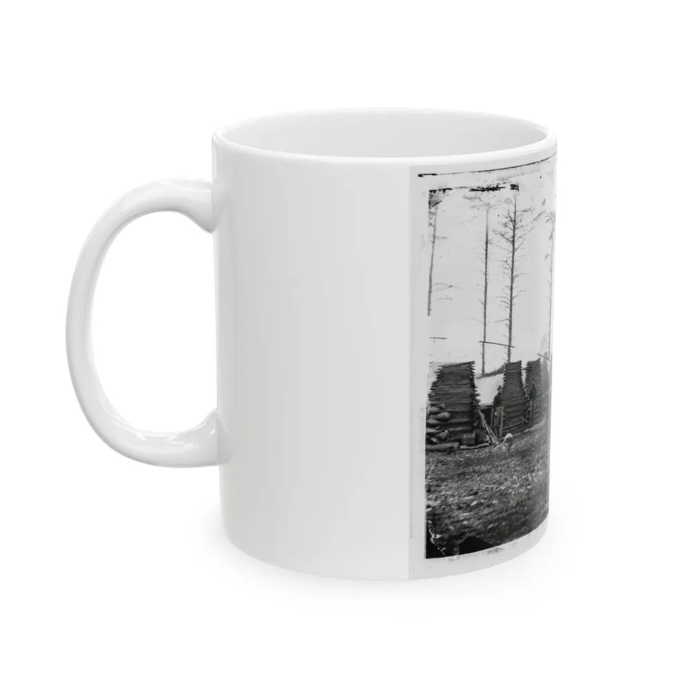 Brandy Station, Virginia (Vicinity). Camp Of The 18th Pennsylvania Cavalry (U.S. Civil War) White Coffee Mug-Go Mug Yourself