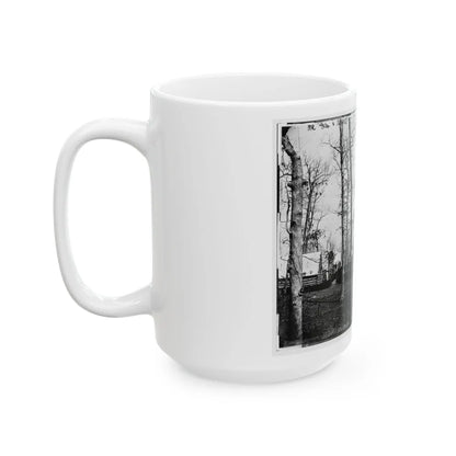 Brandy Station, Virginia (Vicinity). Field Hospital Of 3d Division, 2d Army Corps (U.S. Civil War) White Coffee Mug-Go Mug Yourself