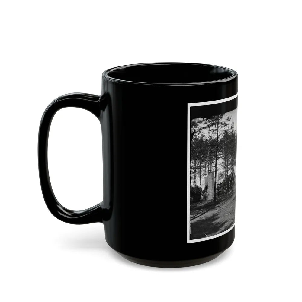 Brandy Station, Virginia (Vicinity). Headquarters, 1st Brigade, Horse Artillery (U.S. Civil War) Black Coffee Mug-Go Mug Yourself