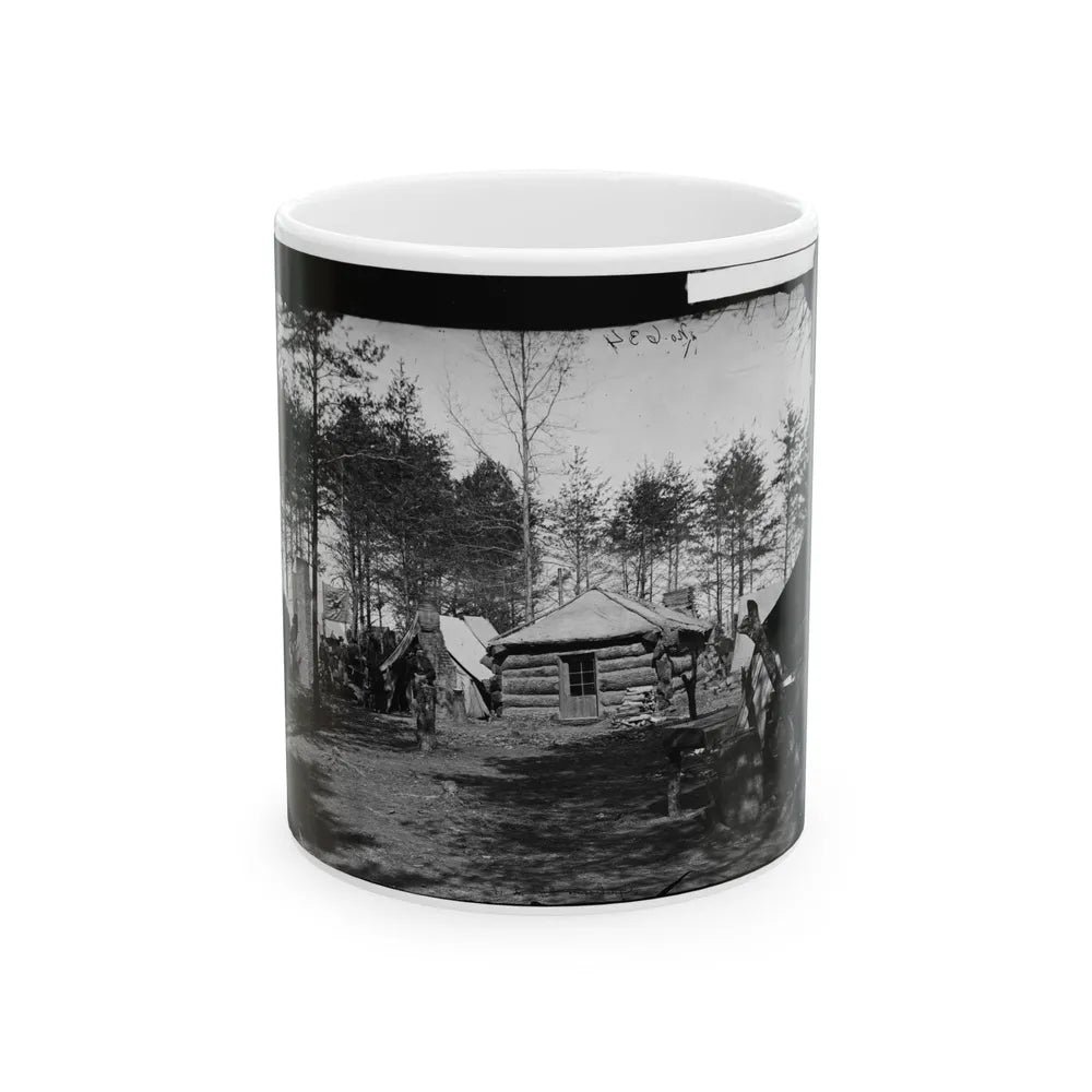 Brandy Station, Virginia (Vicinity). Headquarters, 1st Brigade, Horse Artillery (U.S. Civil War) White Coffee Mug-11oz-Go Mug Yourself