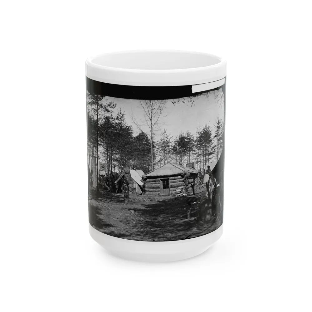 Brandy Station, Virginia (Vicinity). Headquarters, 1st Brigade, Horse Artillery (U.S. Civil War) White Coffee Mug-15oz-Go Mug Yourself