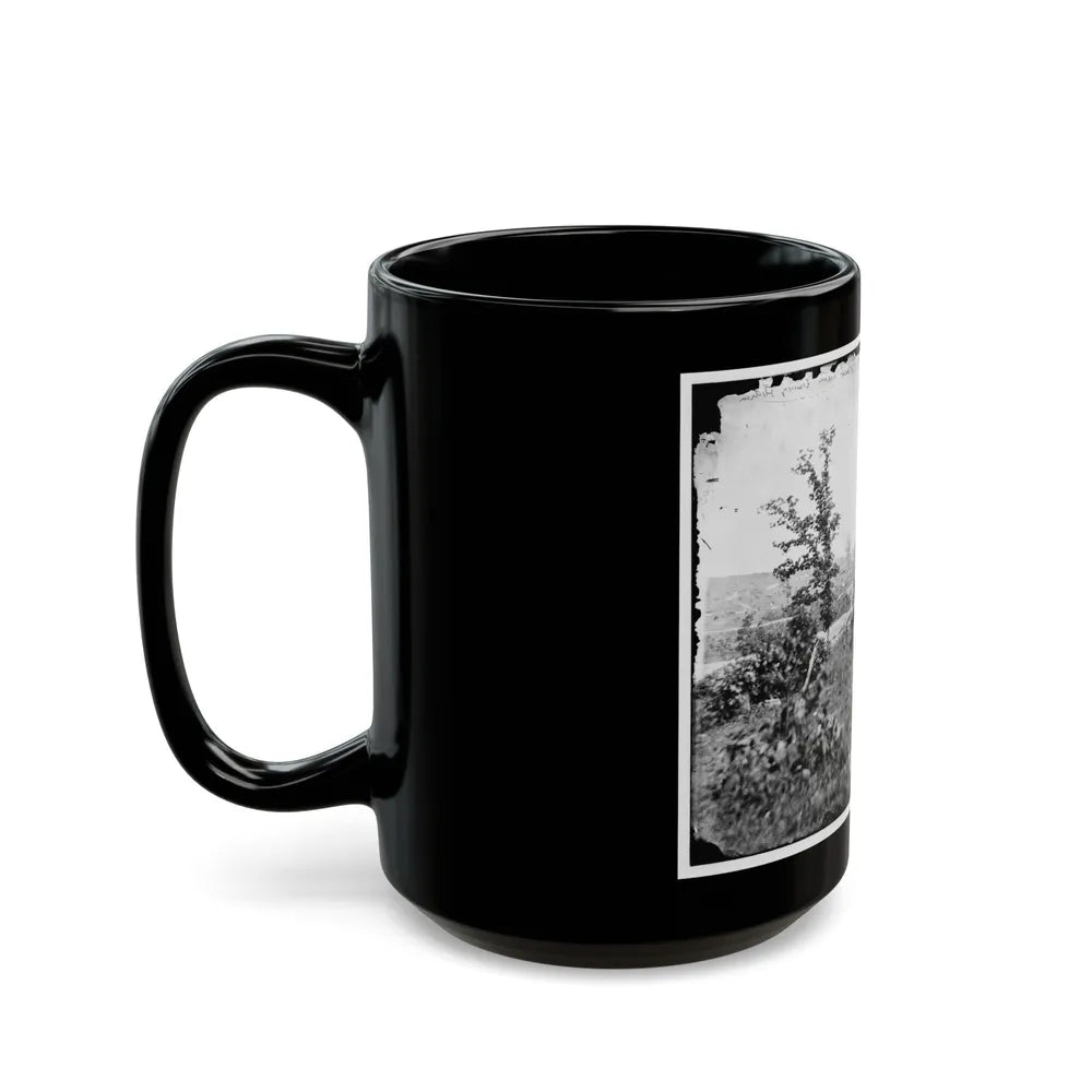 Brandy Station, Virginia (Vicinity). View (U.S. Civil War) Black Coffee Mug-Go Mug Yourself