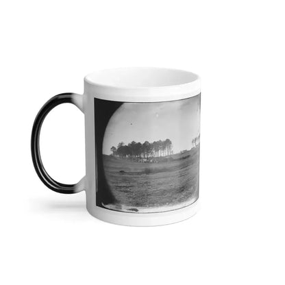 Brandy Station, Virginia. View of Col. G.H. Sharpe's Quarters. Headquarters, Army of the Potomac. Bull Ring in the Distance (U.S. Civil War) Color Changing Coffee Mug 11oz - Go Mug Yourself