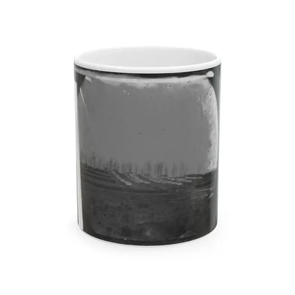 Brandy Station, Virginia. View Of The Camp Of The 50th New York Engineers From The Northwest (U.S. Civil War) White Coffee Mug 11oz - Go Mug Yourself
