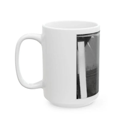 Brandy Station, Virginia. View Of The Camp Of The 50th New York Engineers From The Northwest (U.S. Civil War) White Coffee Mug - Go Mug Yourself