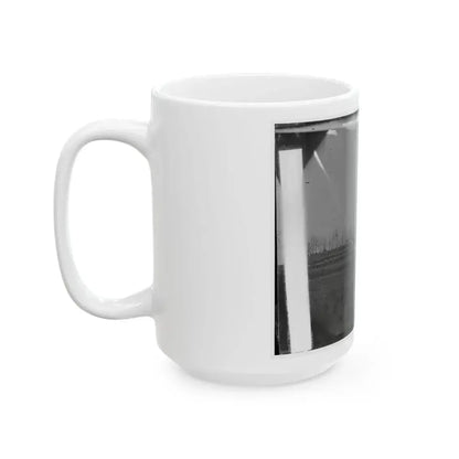 Brandy Station, Virginia. View Of The Camp Of The 50th New York Engineers From The Northwest (U.S. Civil War) White Coffee Mug - Go Mug Yourself