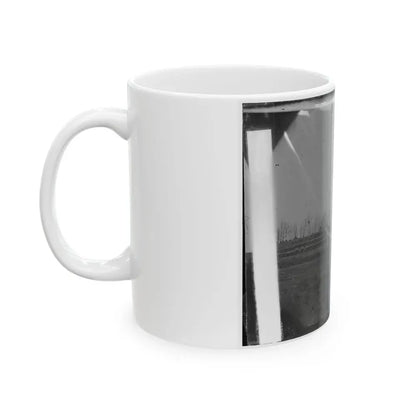 Brandy Station, Virginia. View Of The Camp Of The 50th New York Engineers From The Northwest (U.S. Civil War) White Coffee Mug - Go Mug Yourself