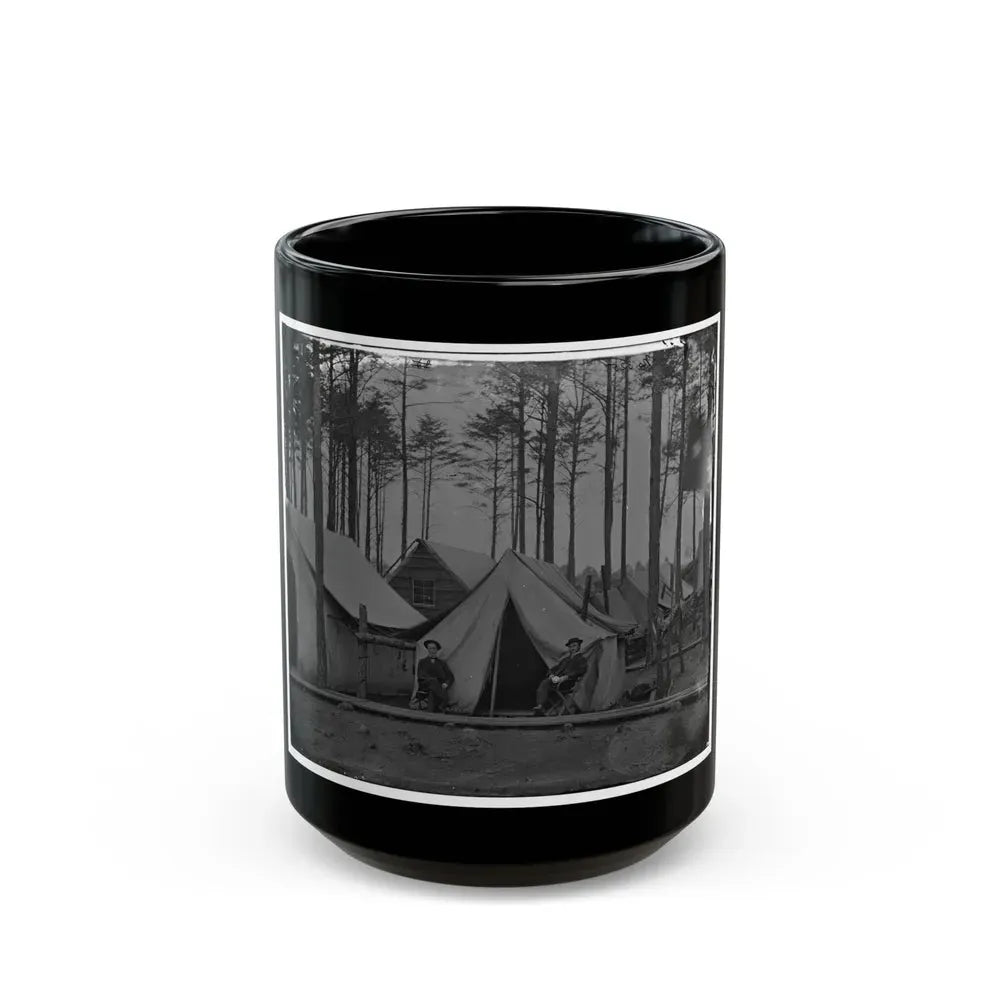 Brandy Station, Virginia. Winter Camp Of Chief Commissary Army Of The Potomac (U.S. Civil War) Black Coffee Mug 15oz - Go Mug Yourself