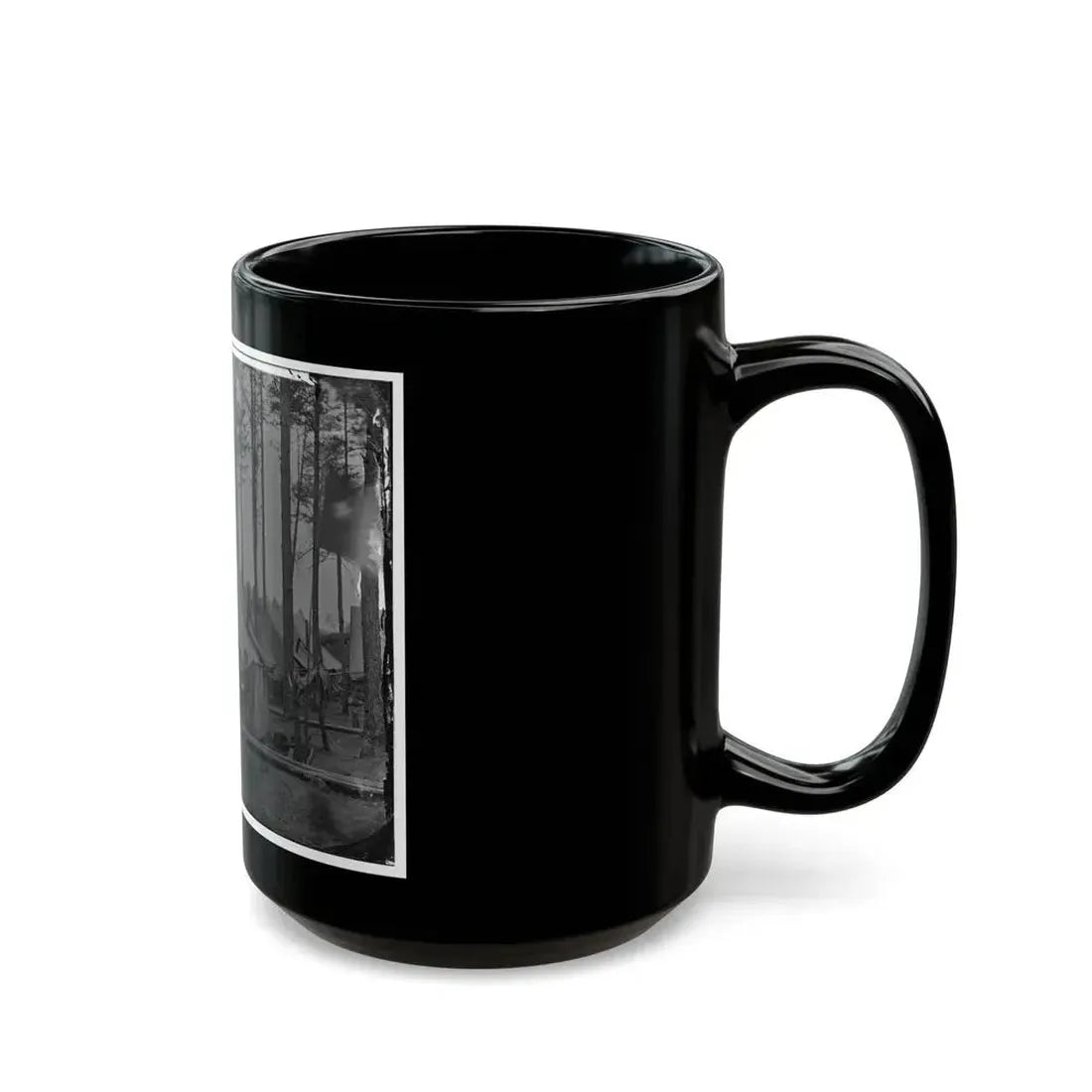 Brandy Station, Virginia. Winter Camp Of Chief Commissary Army Of The Potomac (U.S. Civil War) Black Coffee Mug - Go Mug Yourself