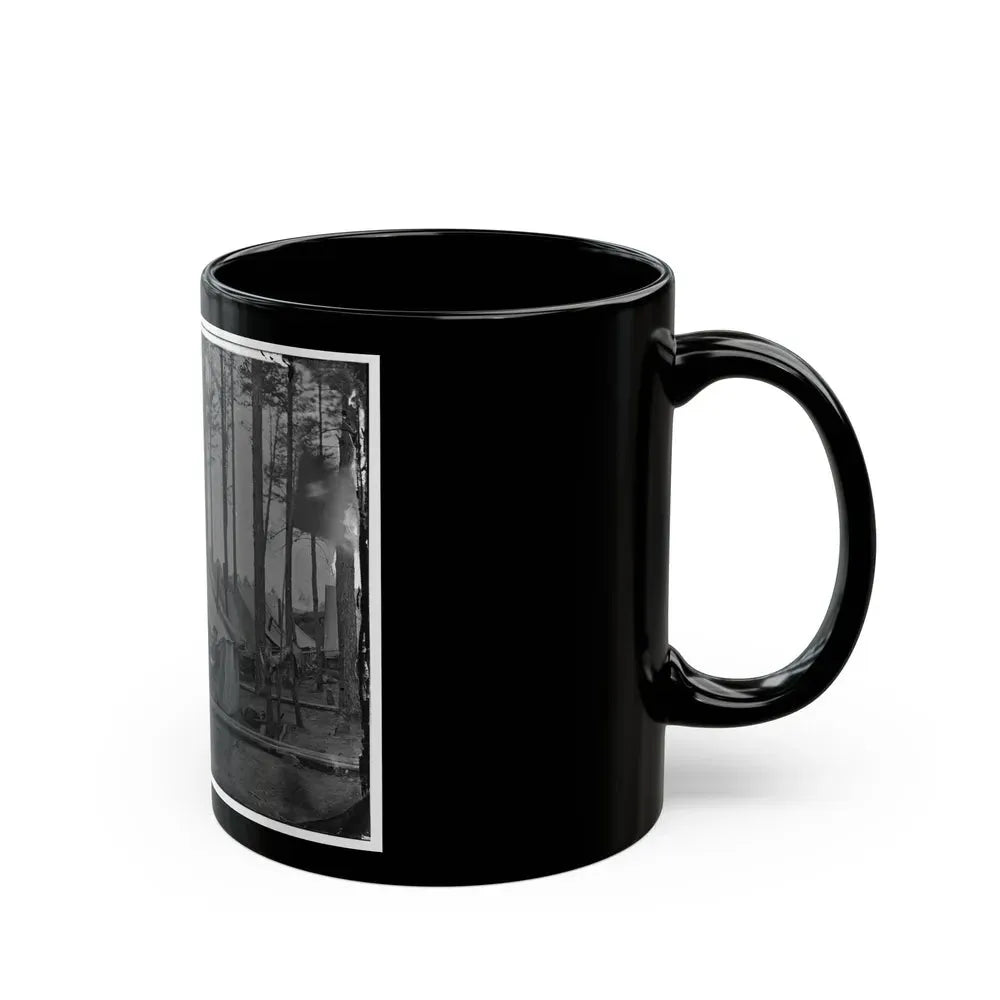 Brandy Station, Virginia. Winter Camp Of Chief Commissary Army Of The Potomac (U.S. Civil War) Black Coffee Mug - Go Mug Yourself