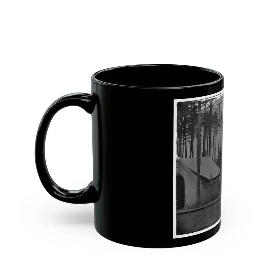 Brandy Station, Virginia. Winter Camp Of Chief Commissary Army Of The Potomac (U.S. Civil War) Black Coffee Mug - Go Mug Yourself