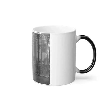 Brandy Station, Virginia. Winter Camp of Chief Commissary Army of the Potomac (U.S. Civil War) Color Changing Coffee Mug 11oz - Go Mug Yourself