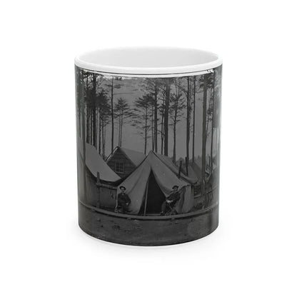 Brandy Station, Virginia. Winter Camp Of Chief Commissary Army Of The Potomac (U.S. Civil War) White Coffee Mug 11oz - Go Mug Yourself