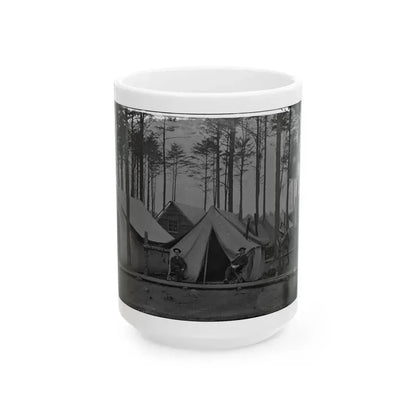 Brandy Station, Virginia. Winter Camp Of Chief Commissary Army Of The Potomac (U.S. Civil War) White Coffee Mug 15oz - Go Mug Yourself