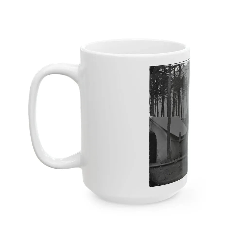 Brandy Station, Virginia. Winter Camp Of Chief Commissary Army Of The Potomac (U.S. Civil War) White Coffee Mug - Go Mug Yourself