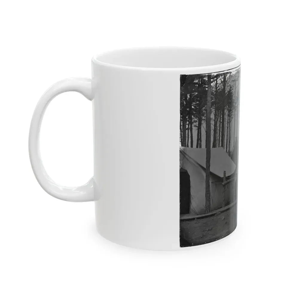 Brandy Station, Virginia. Winter Camp Of Chief Commissary Army Of The Potomac (U.S. Civil War) White Coffee Mug - Go Mug Yourself
