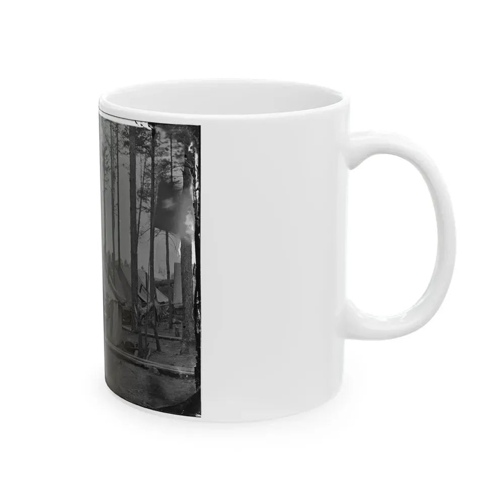 Brandy Station, Virginia. Winter Camp Of Chief Commissary Army Of The Potomac (U.S. Civil War) White Coffee Mug - Go Mug Yourself