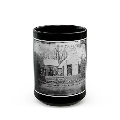 Brandy Station, Virginia. Winter Quarters Of Col. J.B. Howard, Chief Quartermaster, 3d Army Corps (U.S. Civil War) Black Coffee Mug 15oz - Go Mug Yourself