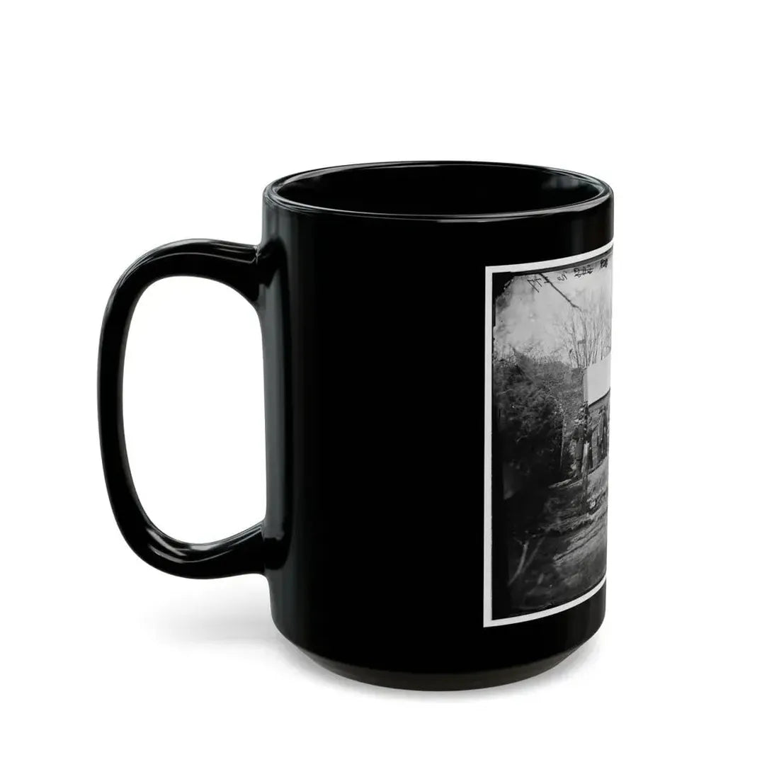 Brandy Station, Virginia. Winter Quarters Of Col. J.B. Howard, Chief Quartermaster, 3d Army Corps (U.S. Civil War) Black Coffee Mug - Go Mug Yourself