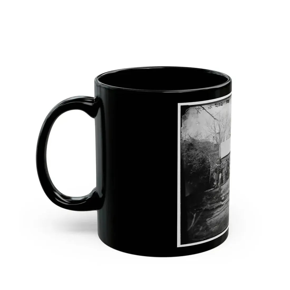 Brandy Station, Virginia. Winter Quarters Of Col. J.B. Howard, Chief Quartermaster, 3d Army Corps (U.S. Civil War) Black Coffee Mug - Go Mug Yourself