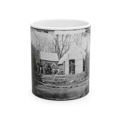 Brandy Station, Virginia. Winter Quarters Of Col. J.B. Howard, Chief Quartermaster, 3d Army Corps (U.S. Civil War) White Coffee Mug 11oz - Go Mug Yourself