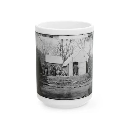 Brandy Station, Virginia. Winter Quarters Of Col. J.B. Howard, Chief Quartermaster, 3d Army Corps (U.S. Civil War) White Coffee Mug 15oz - Go Mug Yourself