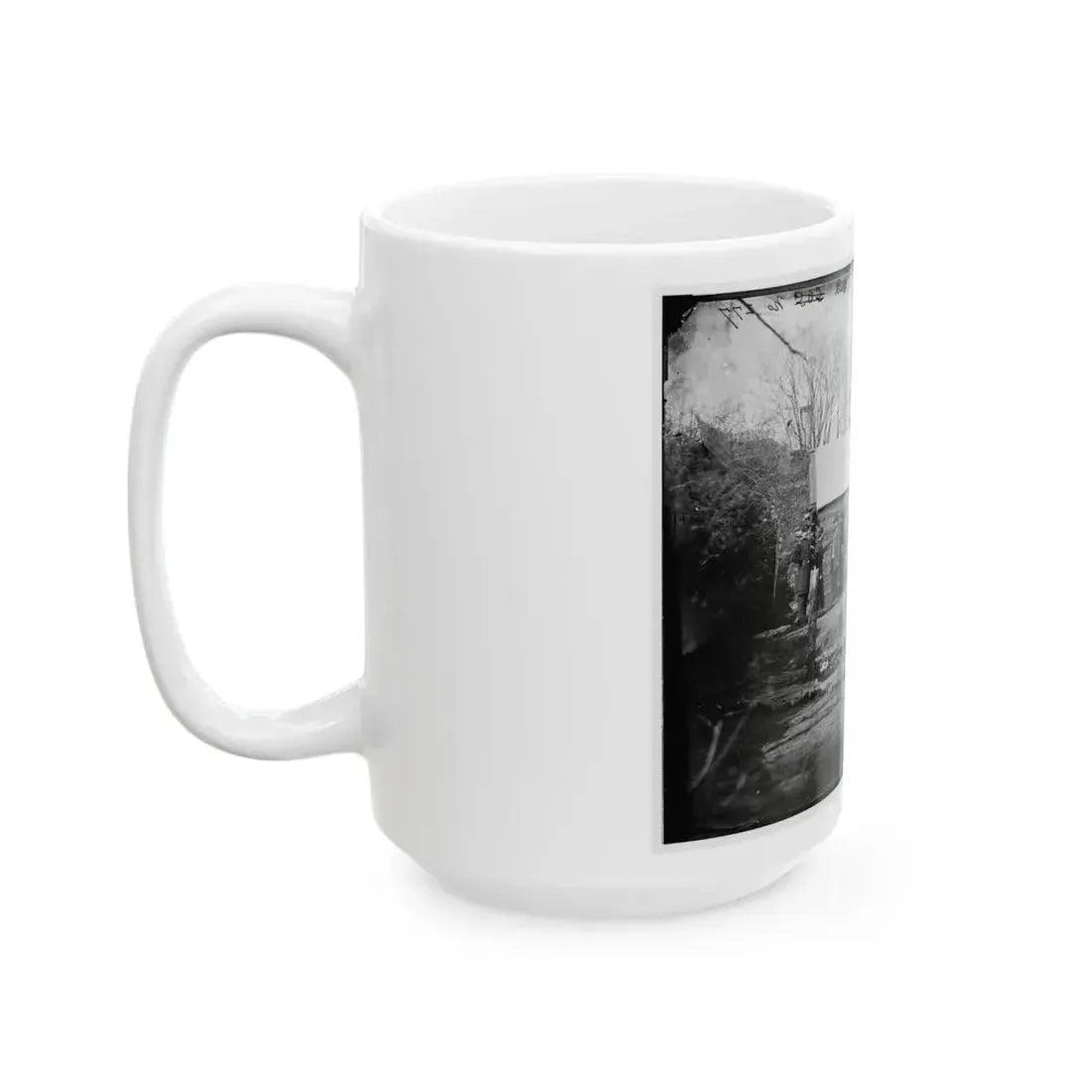 Brandy Station, Virginia. Winter Quarters Of Col. J.B. Howard, Chief Quartermaster, 3d Army Corps (U.S. Civil War) White Coffee Mug - Go Mug Yourself