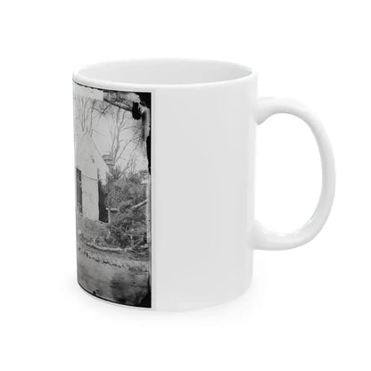 Brandy Station, Virginia. Winter Quarters Of Col. J.B. Howard, Chief Quartermaster, 3d Army Corps (U.S. Civil War) White Coffee Mug - Go Mug Yourself
