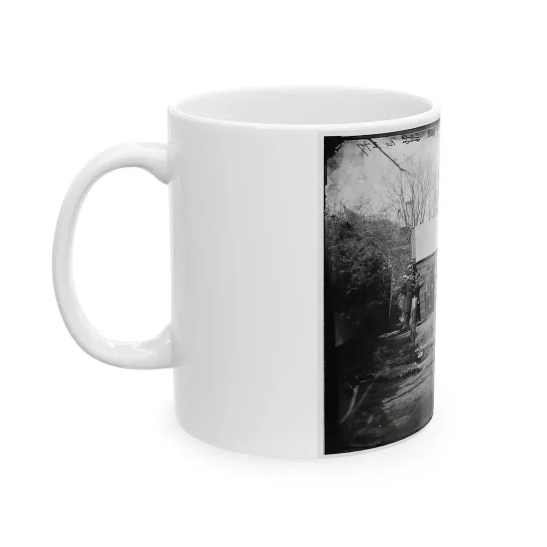 Brandy Station, Virginia. Winter Quarters Of Col. J.B. Howard, Chief Quartermaster, 3d Army Corps (U.S. Civil War) White Coffee Mug - Go Mug Yourself