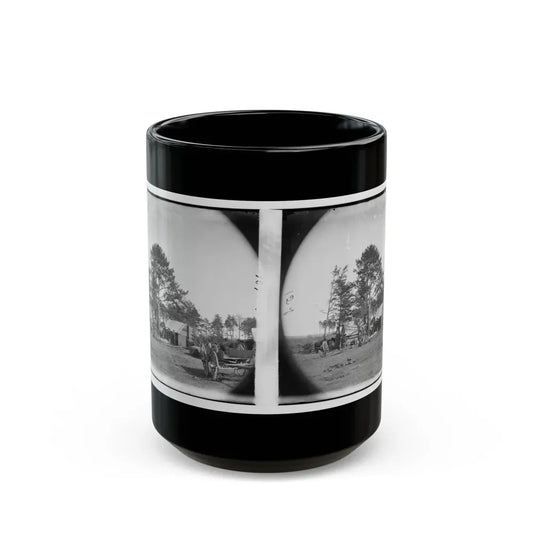 Brandy Station, Virginia. Winter Quarters Of Scouts And Guides. Army Of The Potomac (U.S. Civil War) Black Coffee Mug 15oz - Go Mug Yourself