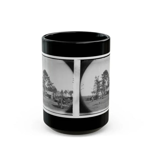 Brandy Station, Virginia. Winter Quarters Of Scouts And Guides. Army Of The Potomac (U.S. Civil War) Black Coffee Mug 15oz - Go Mug Yourself