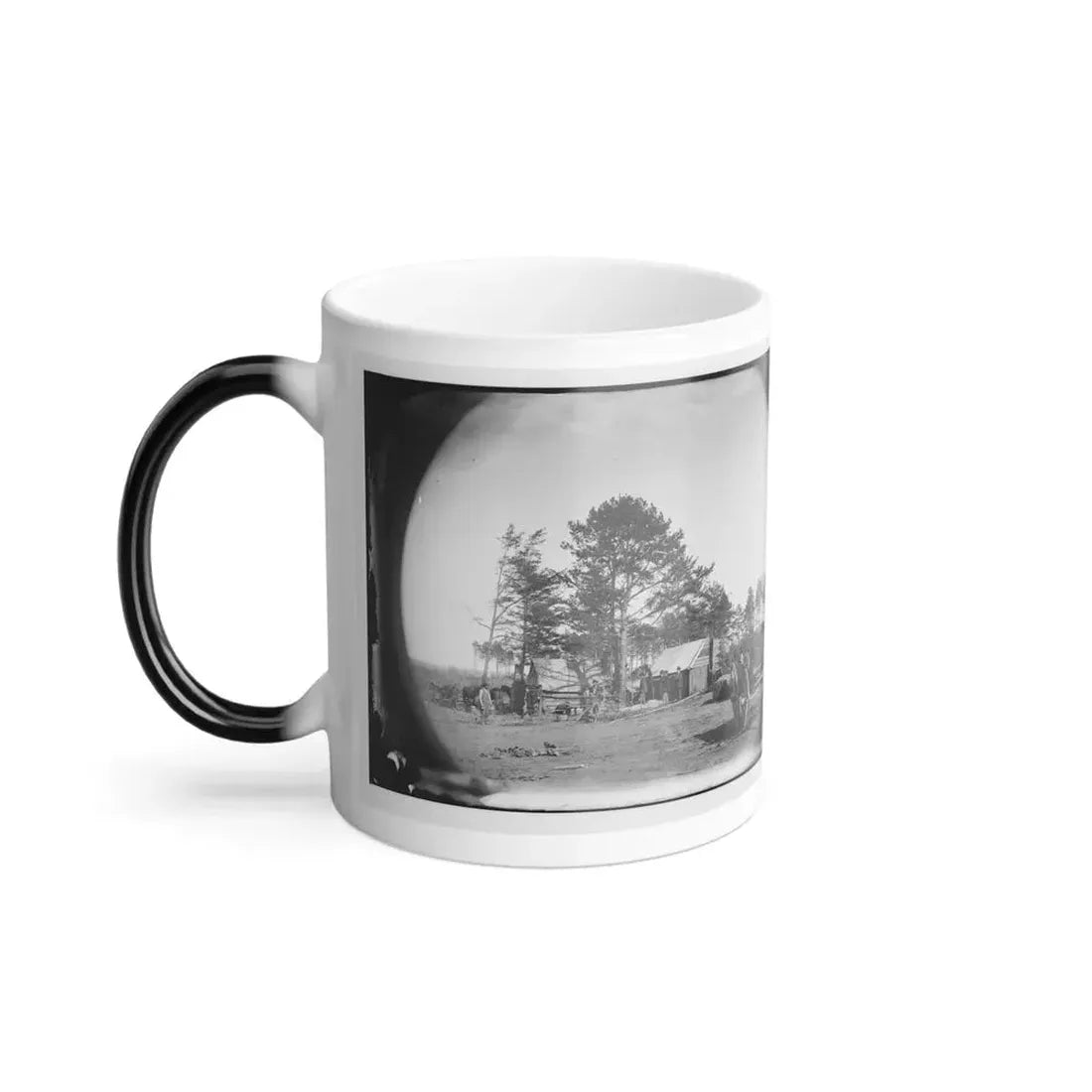 Brandy Station, Virginia. Winter Quarters of Scouts and Guides. Army of the Potomac (U.S. Civil War) Color Changing Coffee Mug 11oz - Go Mug Yourself