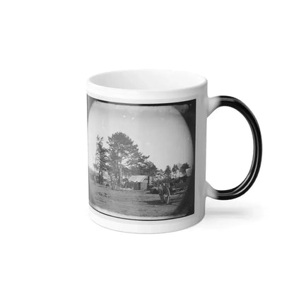 Brandy Station, Virginia. Winter Quarters of Scouts and Guides. Army of the Potomac (U.S. Civil War) Color Changing Coffee Mug 11oz - Go Mug Yourself