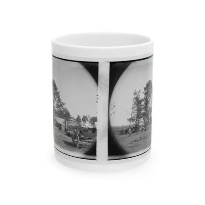 Brandy Station, Virginia. Winter Quarters Of Scouts And Guides. Army Of The Potomac (U.S. Civil War) White Coffee Mug 11oz - Go Mug Yourself
