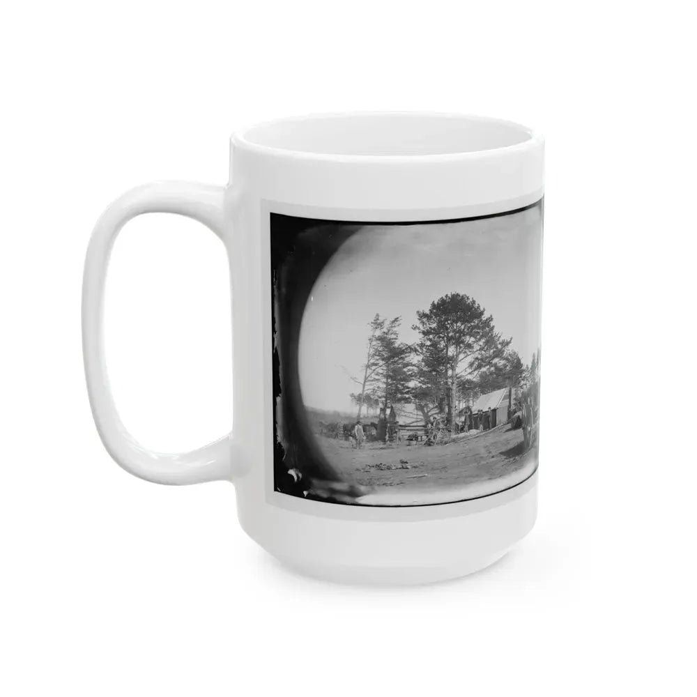 Brandy Station, Virginia. Winter Quarters Of Scouts And Guides. Army Of The Potomac (U.S. Civil War) White Coffee Mug - Go Mug Yourself