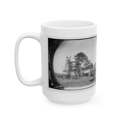 Brandy Station, Virginia. Winter Quarters Of Scouts And Guides. Army Of The Potomac (U.S. Civil War) White Coffee Mug - Go Mug Yourself