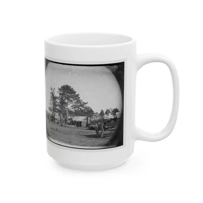 Brandy Station, Virginia. Winter Quarters Of Scouts And Guides. Army Of The Potomac (U.S. Civil War) White Coffee Mug - Go Mug Yourself