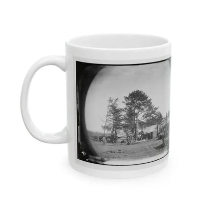 Brandy Station, Virginia. Winter Quarters Of Scouts And Guides. Army Of The Potomac (U.S. Civil War) White Coffee Mug - Go Mug Yourself