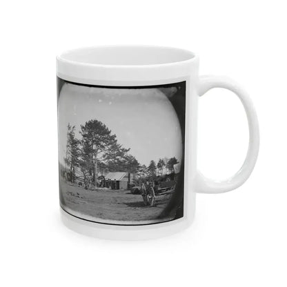 Brandy Station, Virginia. Winter Quarters Of Scouts And Guides. Army Of The Potomac (U.S. Civil War) White Coffee Mug - Go Mug Yourself