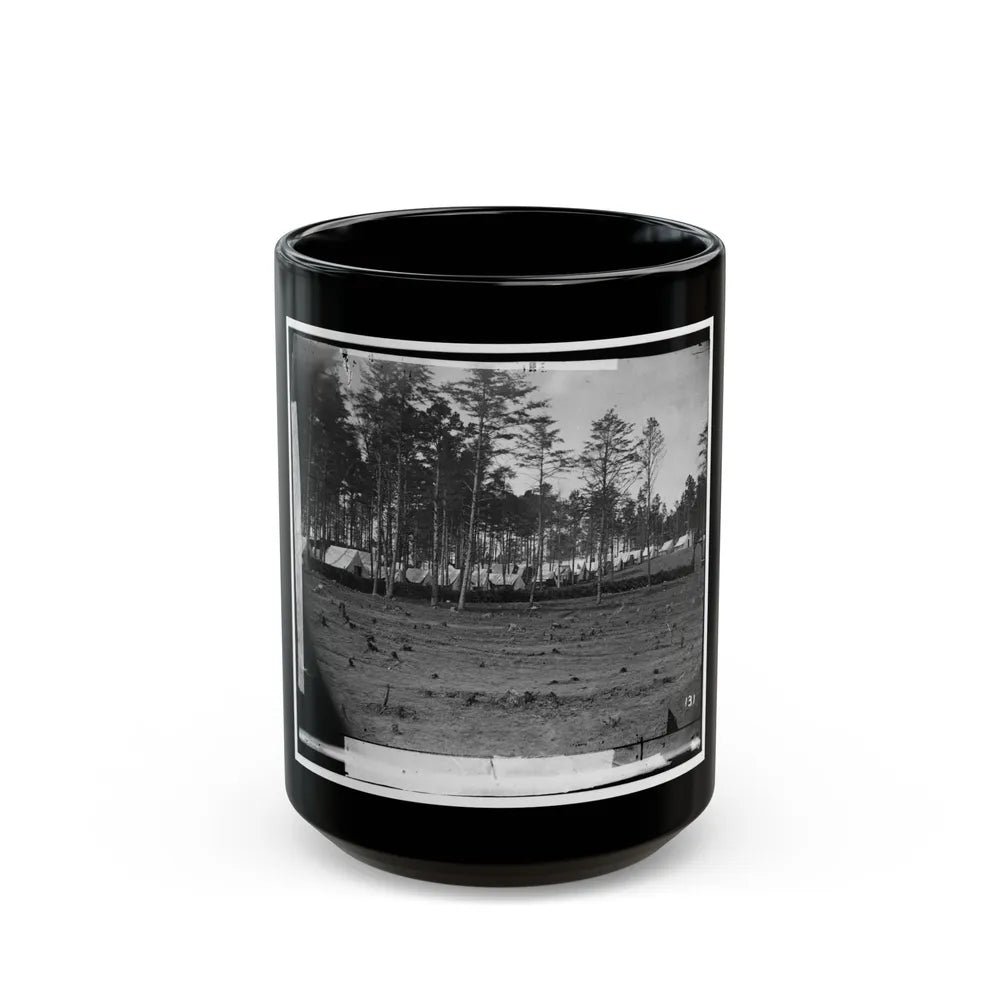 Brandy Station, Virginia. Army Of The Potomac. Eastern Half Of The Camp (U.S. Civil War) Black Coffee Mug-15oz-Go Mug Yourself