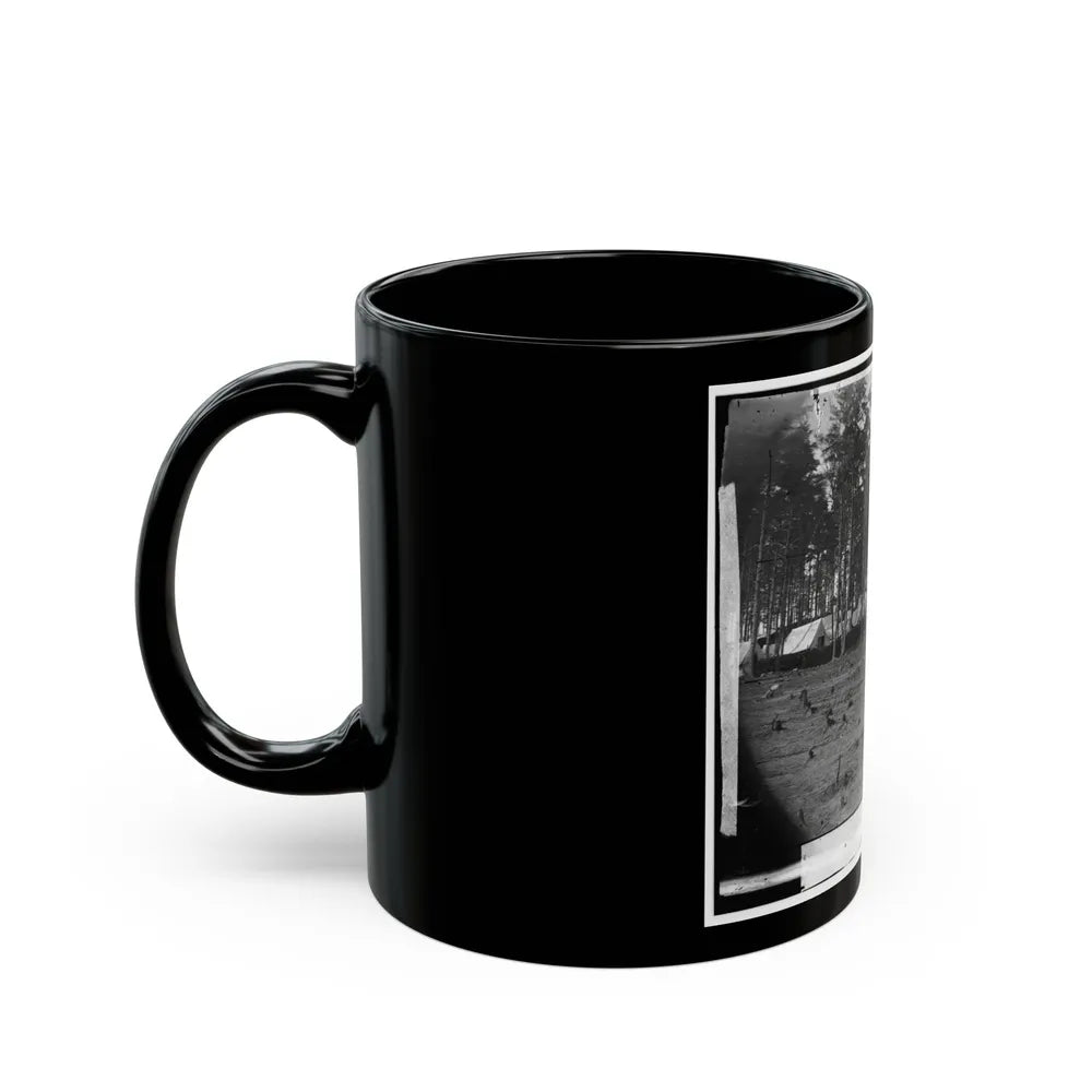 Brandy Station, Virginia. Army Of The Potomac. Eastern Half Of The Camp (U.S. Civil War) Black Coffee Mug-Go Mug Yourself