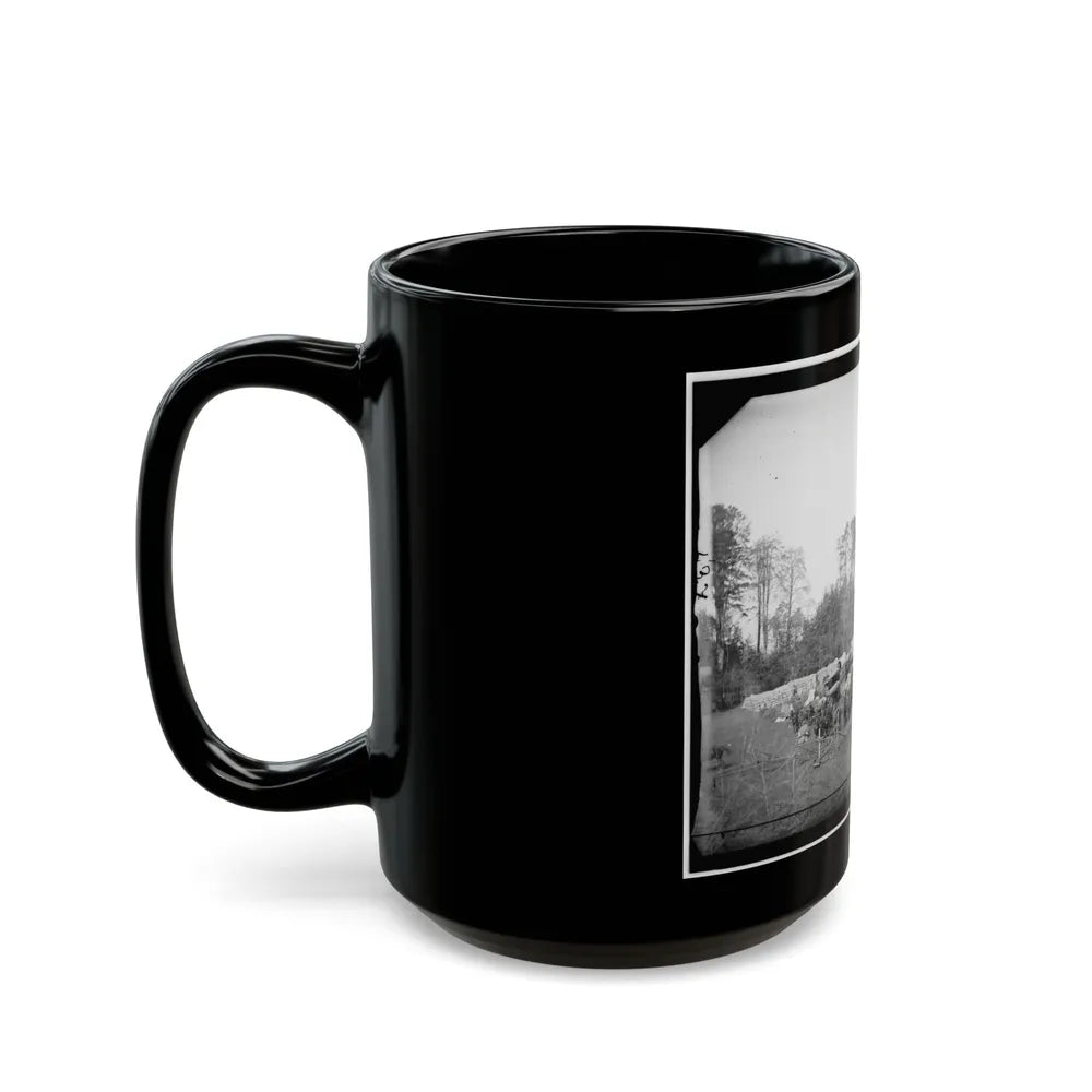 Brandy Station, Virginia. Bates Quarters. Headquarters, Army Of The Potomac (U.S. Civil War) Black Coffee Mug-Go Mug Yourself