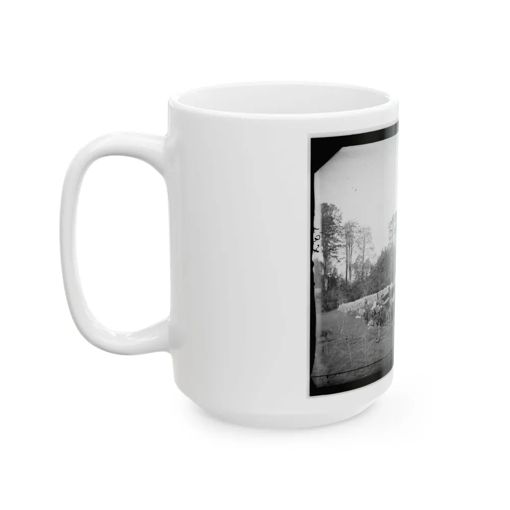 Brandy Station, Virginia. Bates Quarters. Headquarters, Army Of The Potomac (U.S. Civil War) White Coffee Mug-Go Mug Yourself