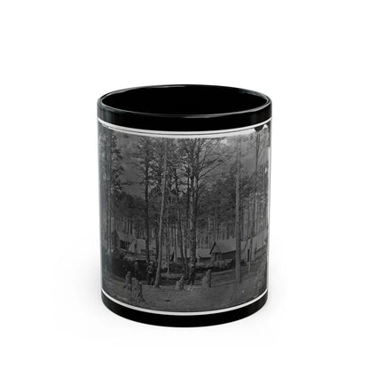 Brandy Station, Virginia. Camp At Headquarters, Army Of The Potomac(2) (U.S. Civil War) Black Coffee Mug-11oz-Go Mug Yourself