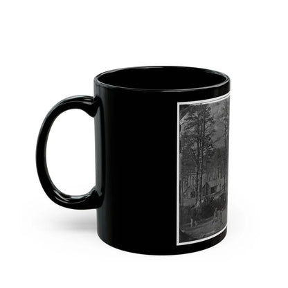 Brandy Station, Virginia. Camp At Headquarters, Army Of The Potomac(2) (U.S. Civil War) Black Coffee Mug-Go Mug Yourself