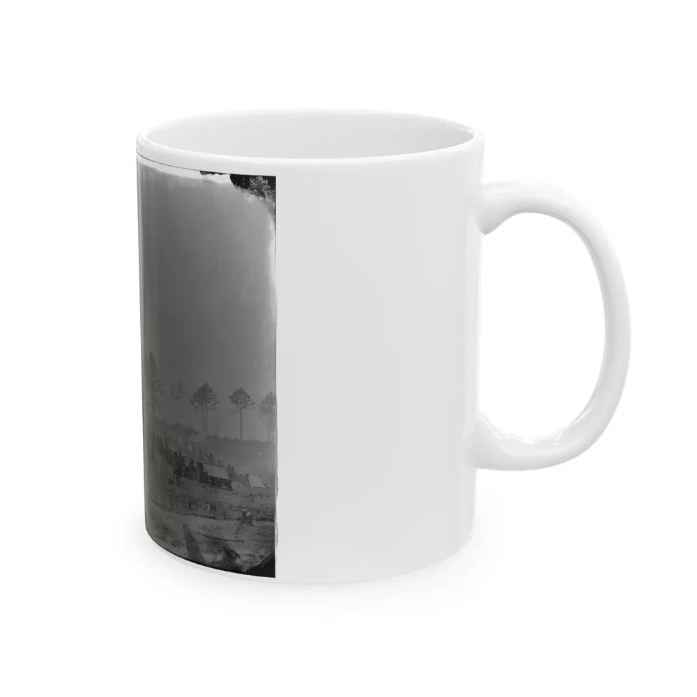 Brandy Station, Virginia. Camp Of 114th Pennsylvania Infantry (U.S. Civil War) White Coffee Mug-Go Mug Yourself