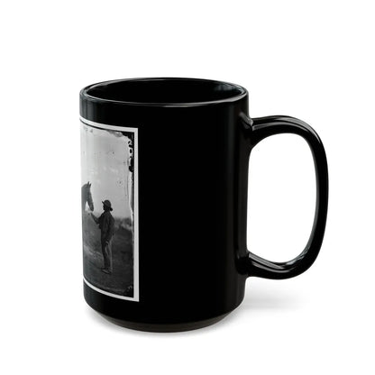 Brandy Station, Virginia. Capt. Beckwith's Horse, Headquarters, Army Of The Potomac (U.S. Civil War) Black Coffee Mug-Go Mug Yourself